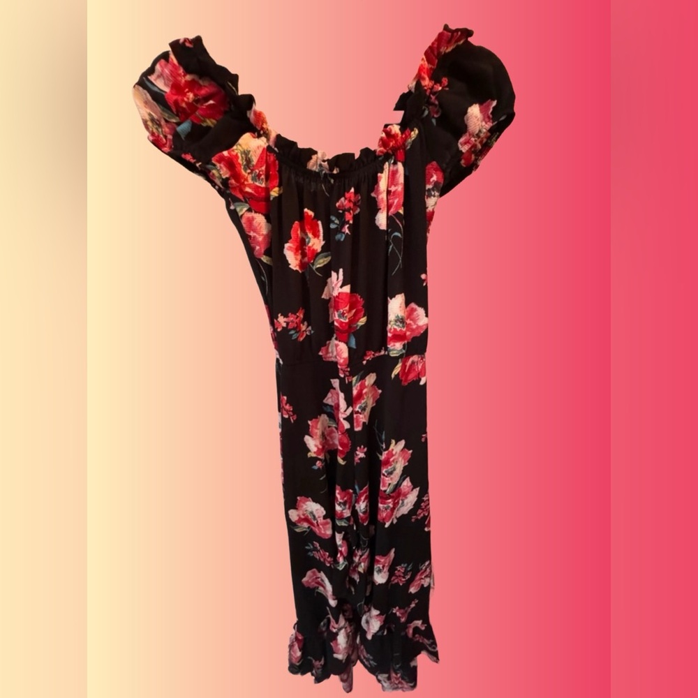 love...ady Black and Pink Dress